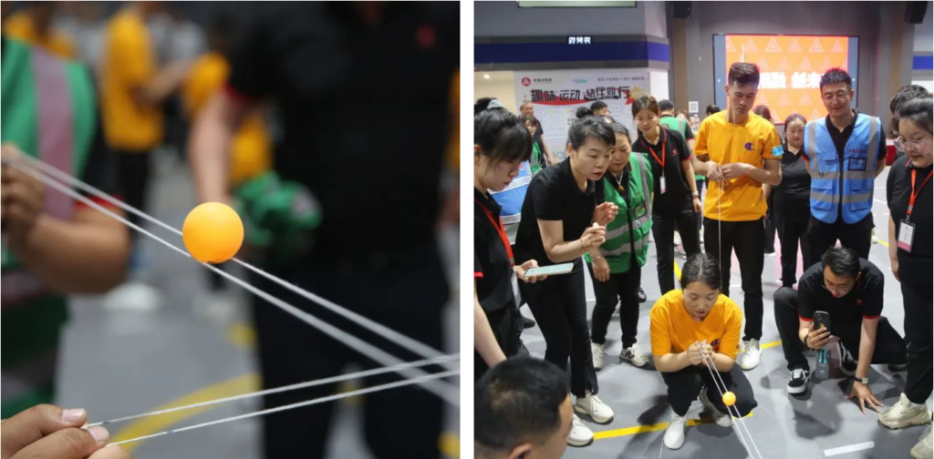 趣味运动结伴同行 | 新宝GG物流趣味运动会